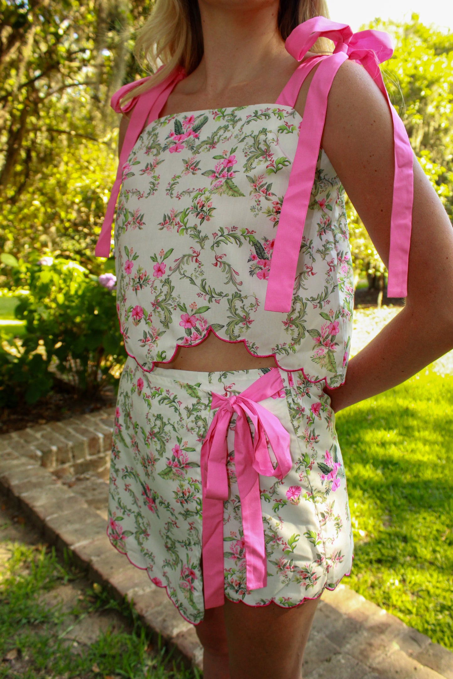 Flora Two Piece Skort Set