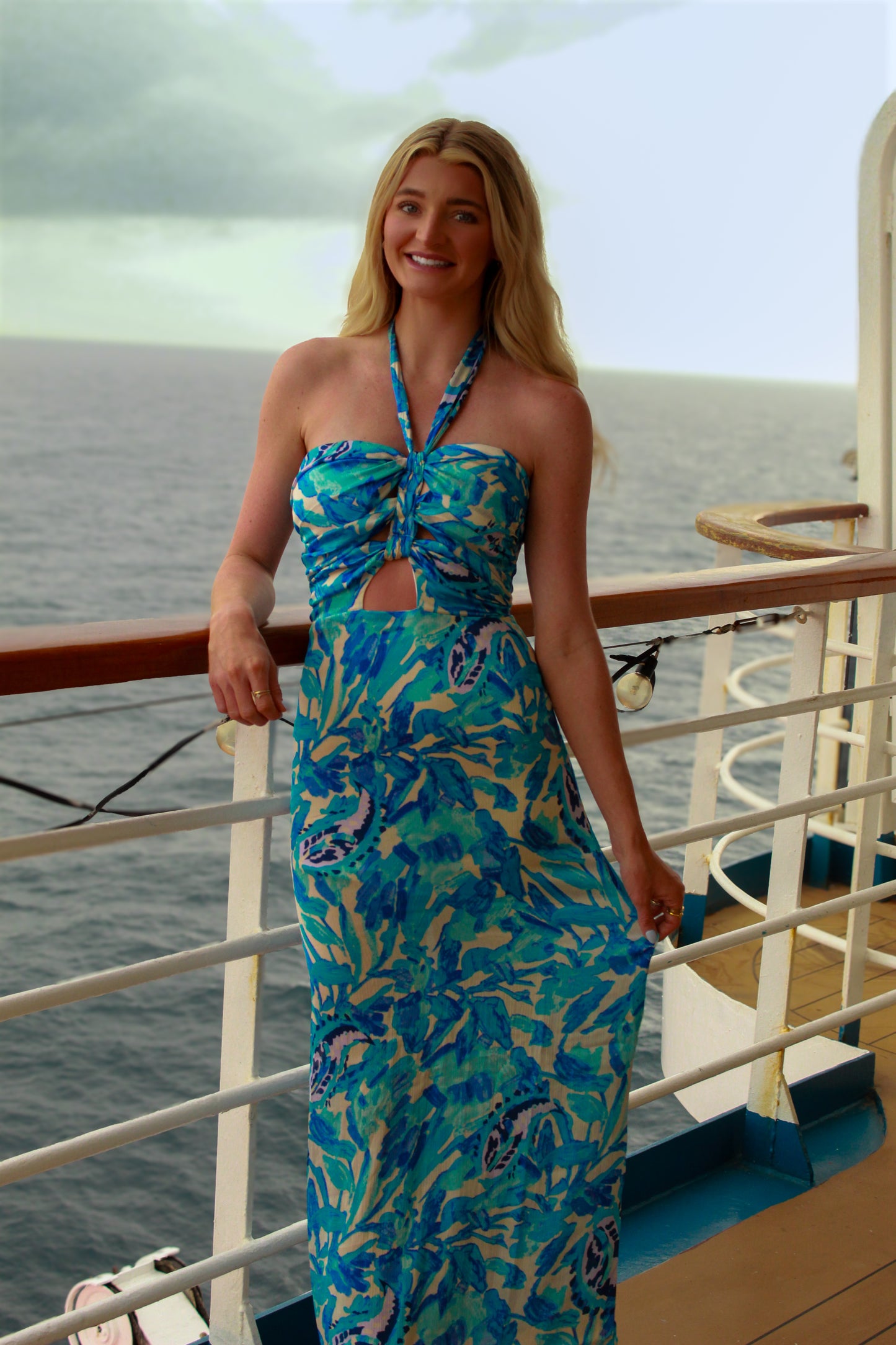Marianna Halter Neck Dress