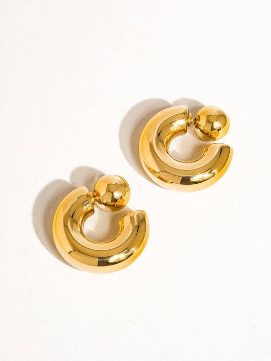 Valarie Classic Gold Hoops