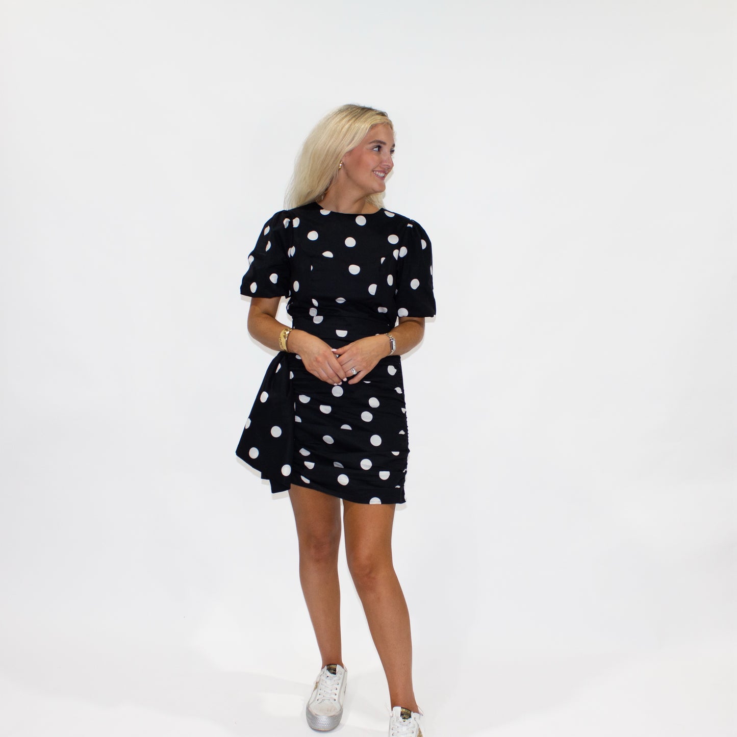 Macie Polka Dot Mini Dress