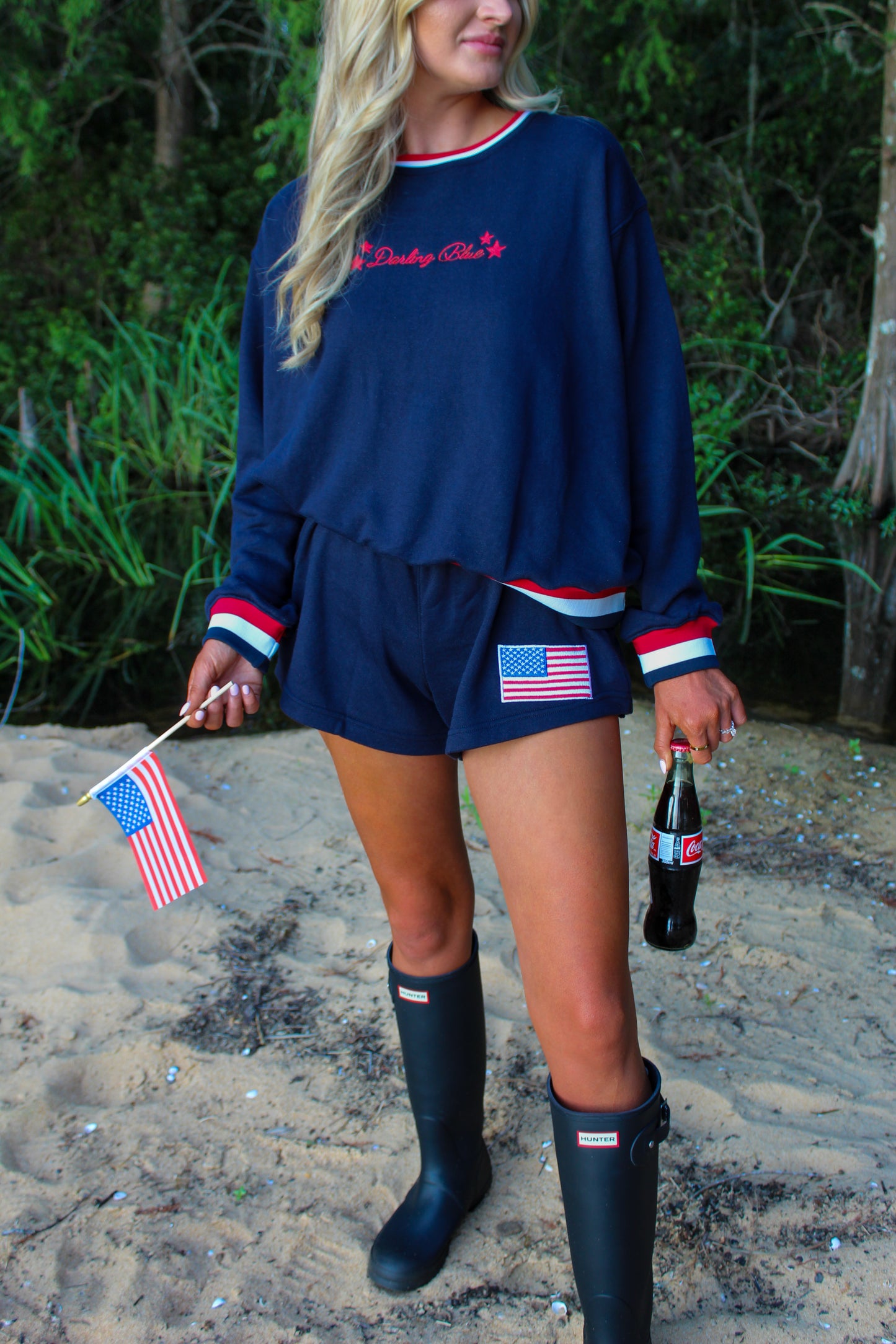 American Darling Embroidered Shorts