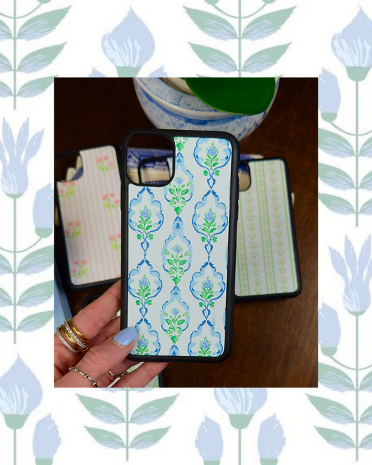 Blue + Green Phone Case