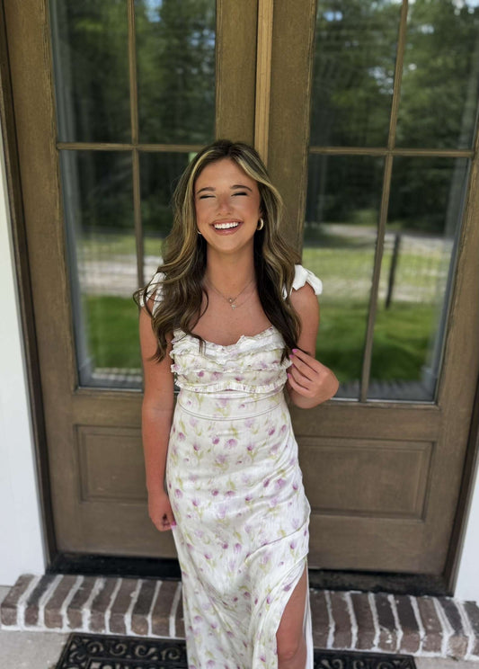 Callie Floral Midi Dress