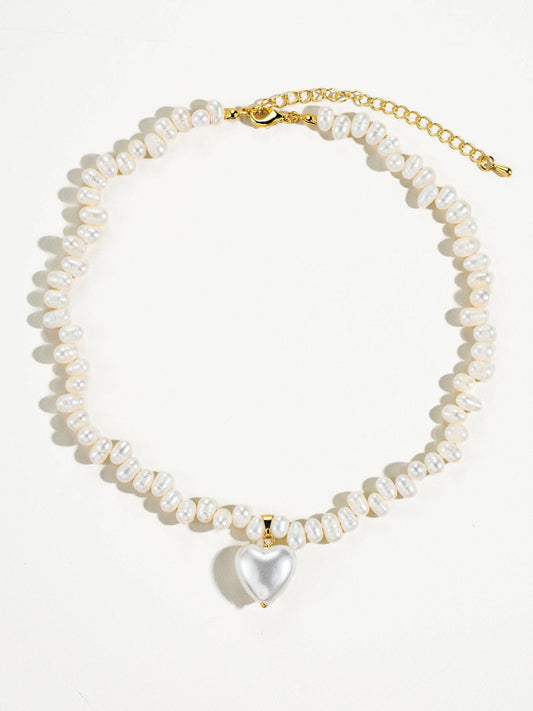 Sweetheart Pearl Necklace