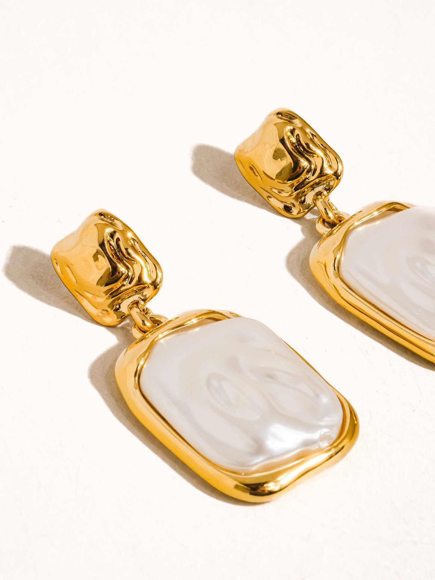 Luxe Pearl Sculpted Earrings