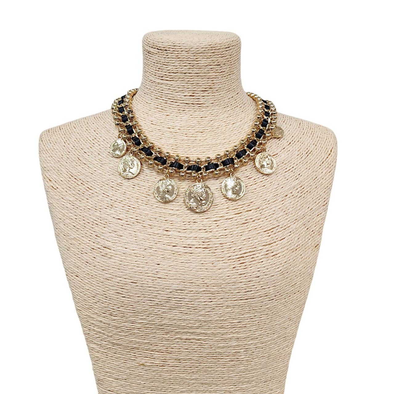 Stay Golden Coin Charm Necklace