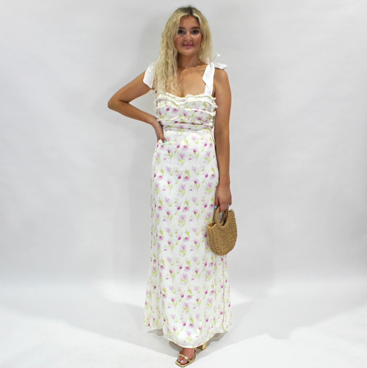 Callie Floral Midi Dress