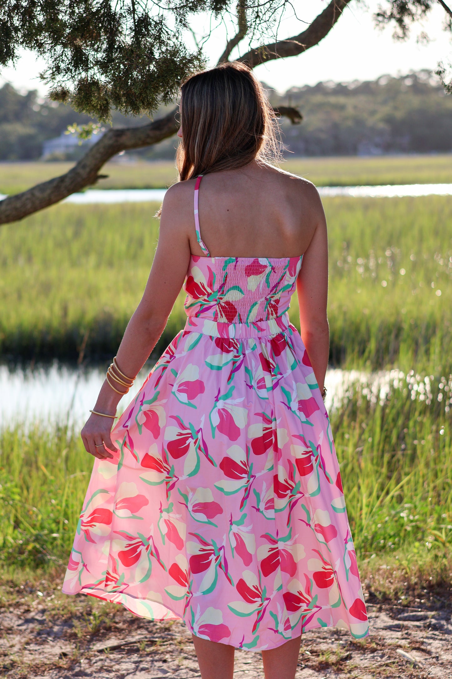 Claire Floral Midi Dress