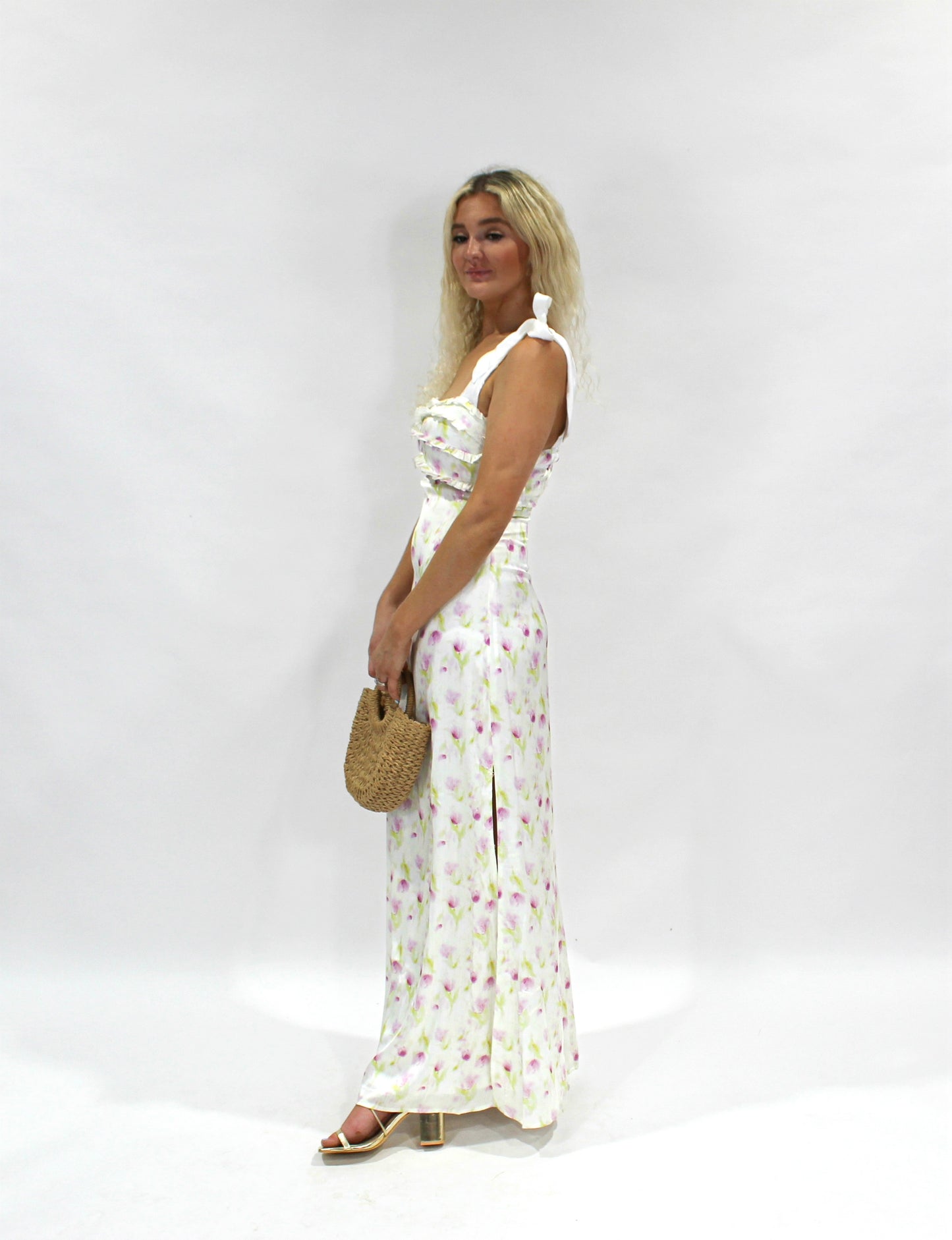 Callie Floral Midi Dress