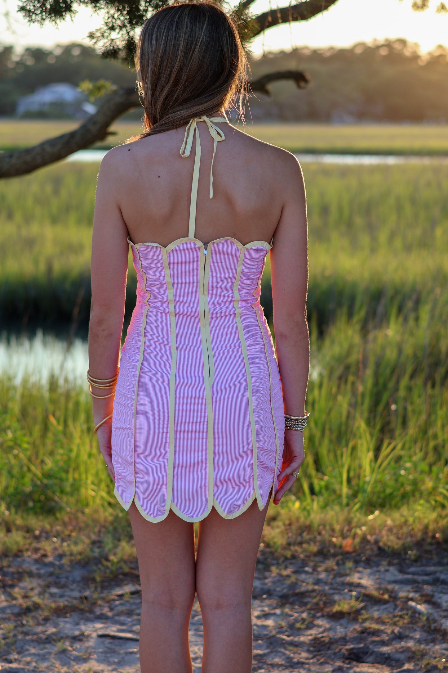 Saylor Halter Mini Dress