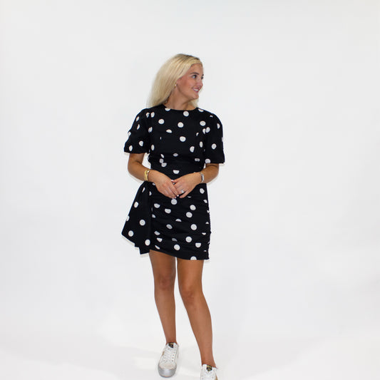 Macie Polka Dot Mini Dress