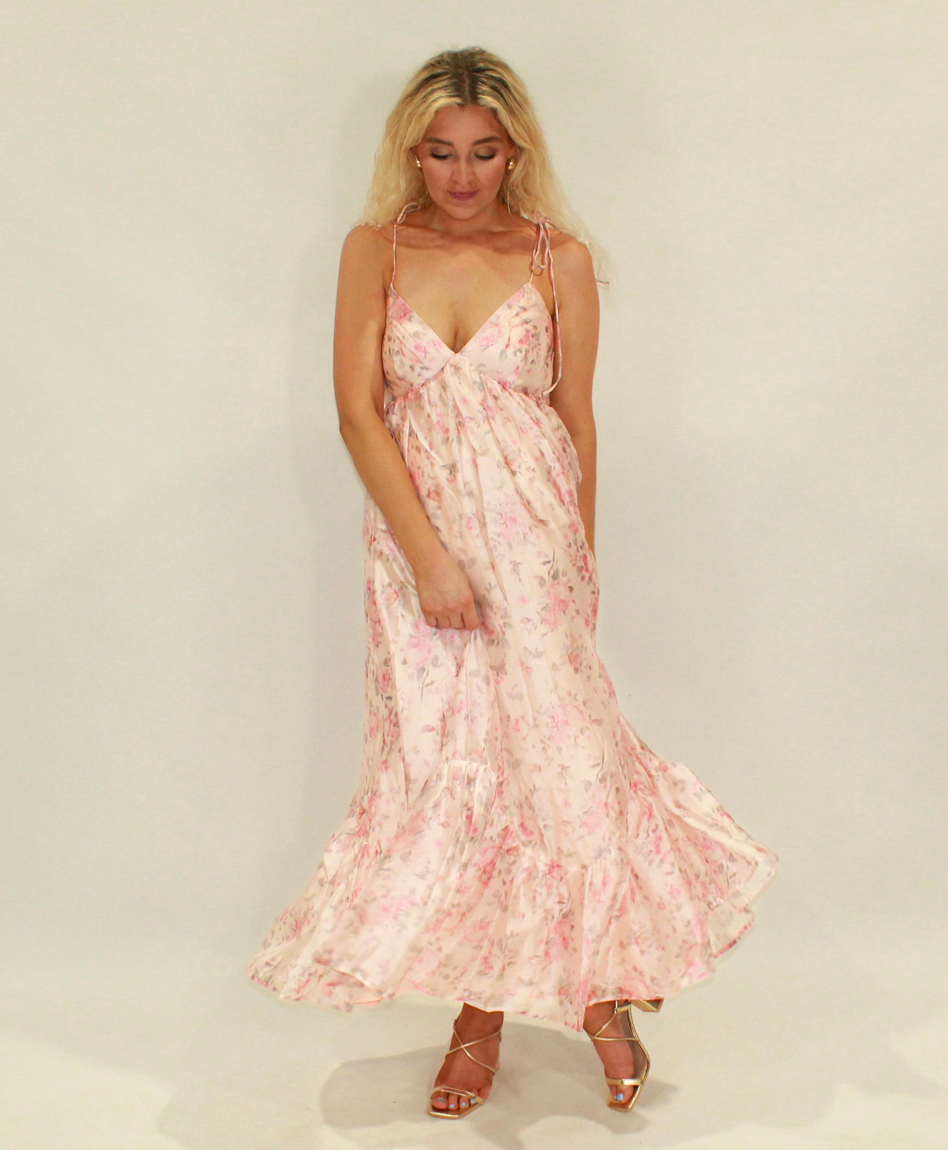 charlotte cocktail midi dress "Charlotte" Strapless Midi Dress