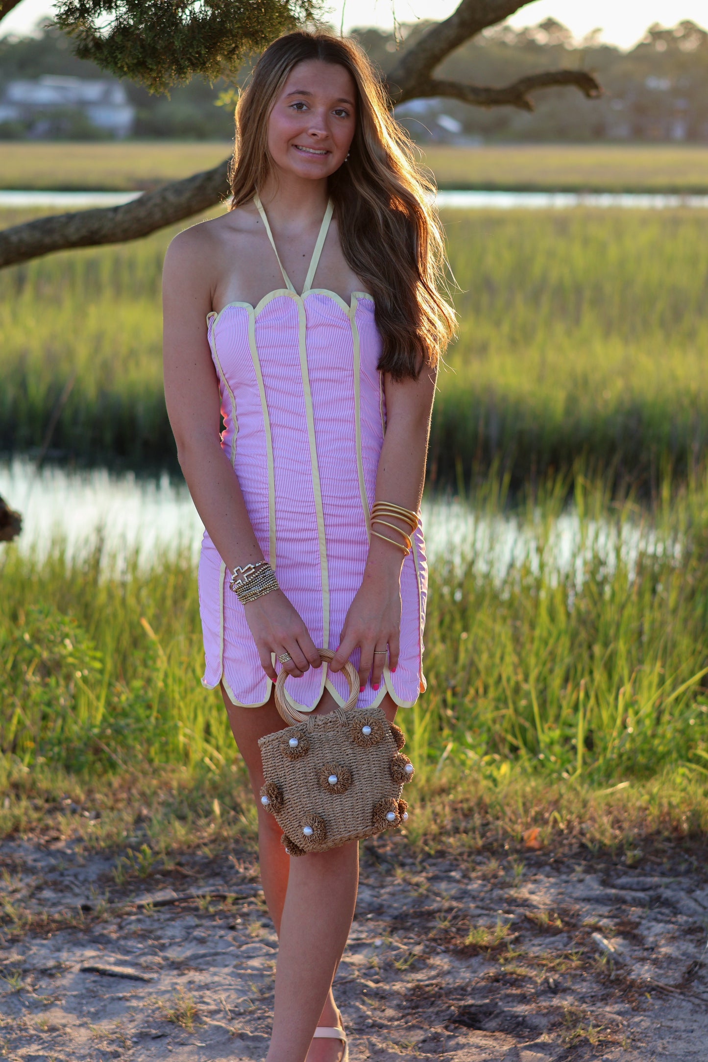 Saylor Halter Mini Dress