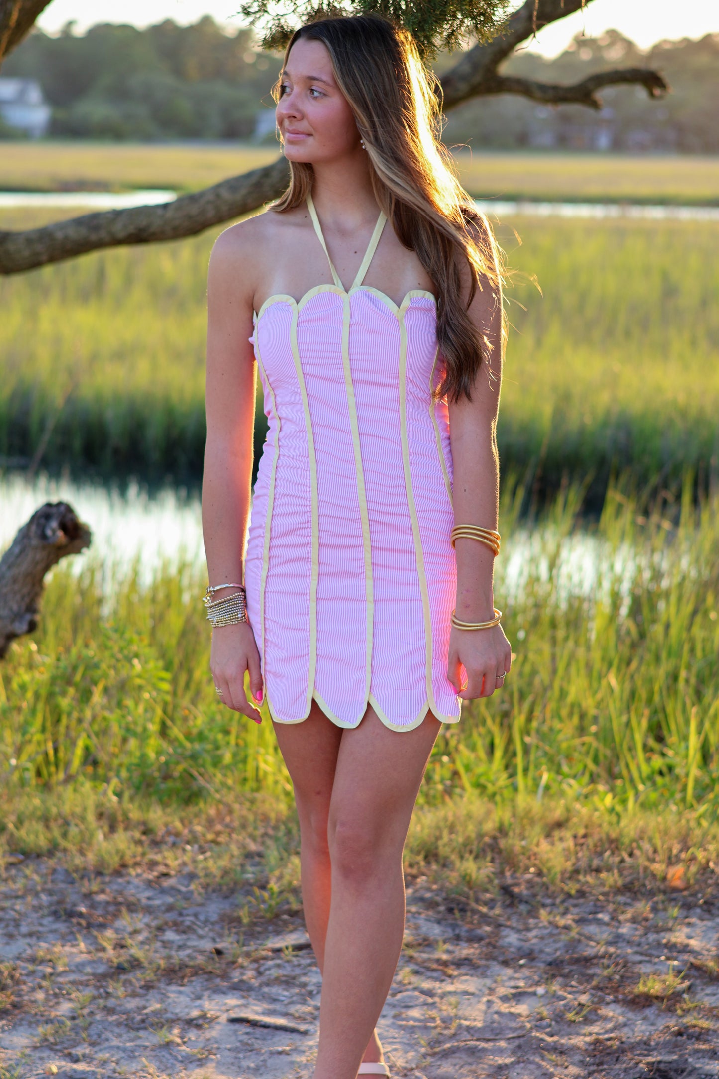 Saylor Halter Mini Dress
