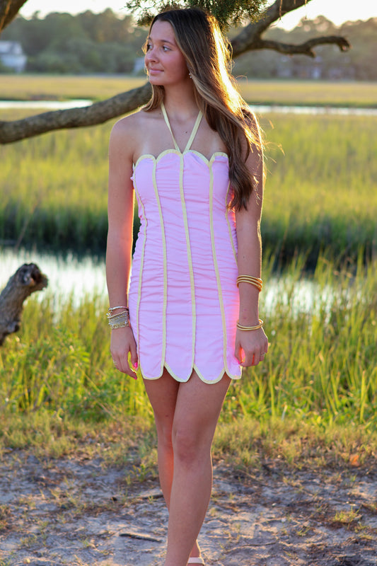 Saylor Halter Mini Dress
